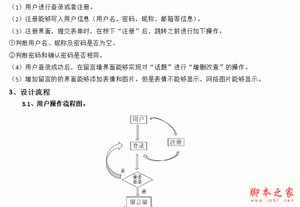 jsp实现留言墙 word版