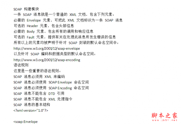 SOAP语法 word版