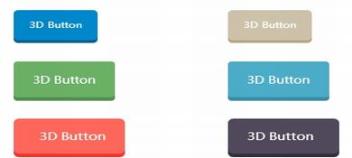 基于CSS Bootstrap超酷3D按钮特效源码