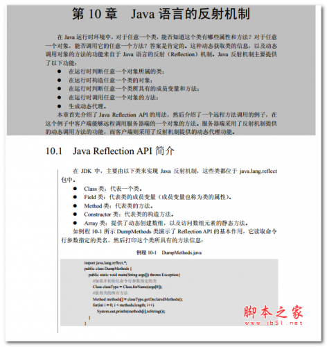 java语言的反射机制教程 中文PDF版