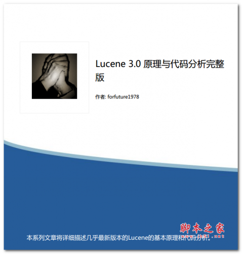 Lucene 3.0 原理与代码分析完整版 中文PDF版 6.49MB