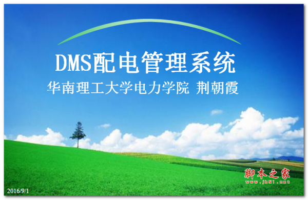 DMS配电网管理系统 (荆朝霞) 中文PPT版