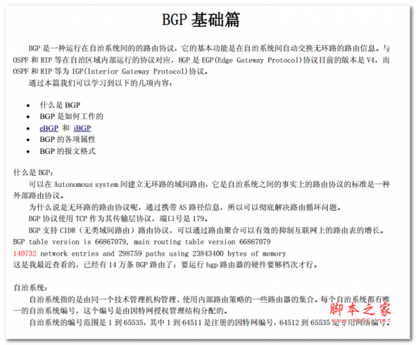 BGP基础篇 中文PDF版