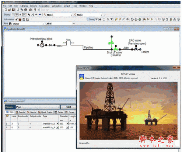 Sunrise PIPENET VISION(管网流体计算模拟分析软件) v1.7.1 官方安装免费版