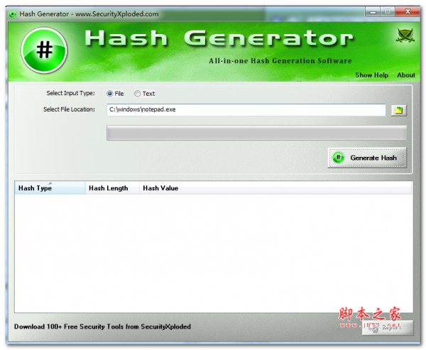 Hash Generator(文件指纹校验工具) 5.5 英文免费绿色版