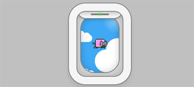 jquery+css3实现的仿飞机窗口动画场景特效源码