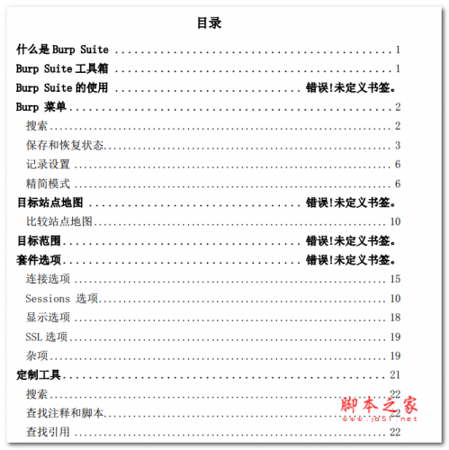 Burp Suite使用说明 PDF版 4.25MB