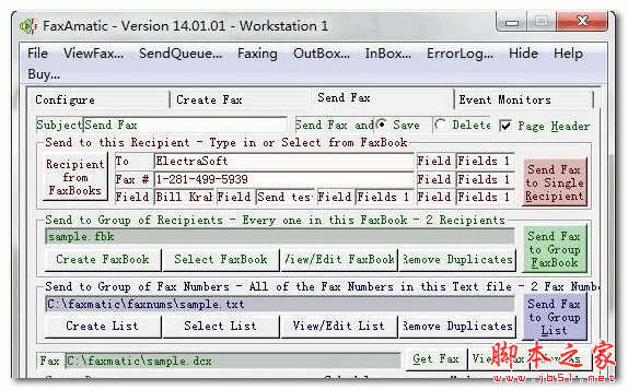 FaxAmatic自动收发传真软件 v17.01.01 免费安装版