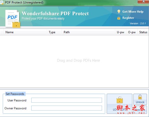 Wonderfulshare PDF Protect(PDF批量加密软件) V2.0.1 免费安装版