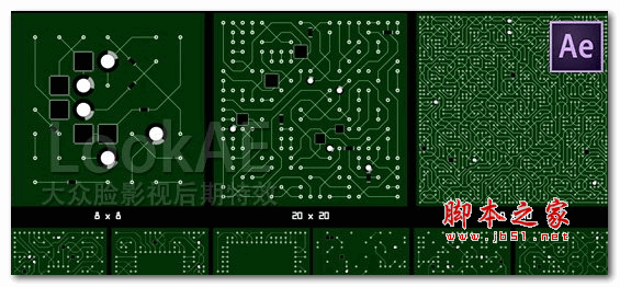 AE电路板效果脚本circuitFX v1.60