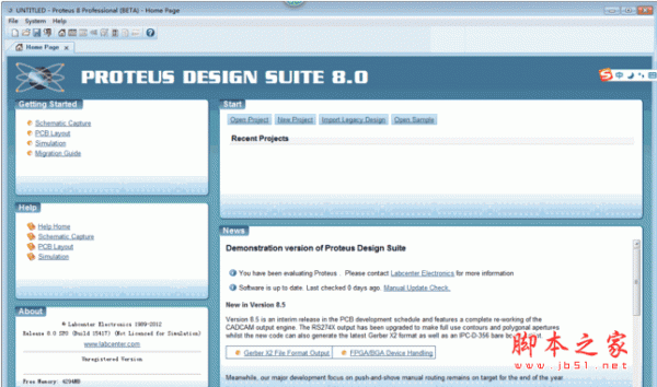 Proteus pro 8.5 SP0 官方免费版(附汉化包+安装破解教程)