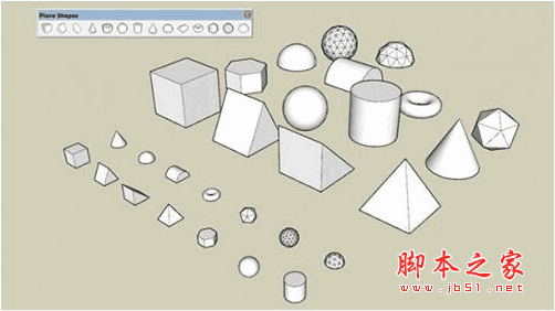 sketchup原生工具插件(Place Shapes Toolbar) v1.1 官方免费版