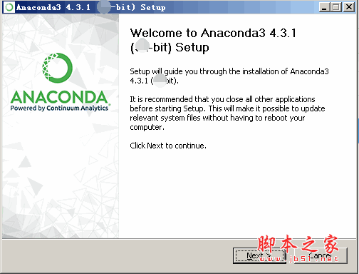 Anaconda3 for windows v5.3.1 x64位 官方安装版