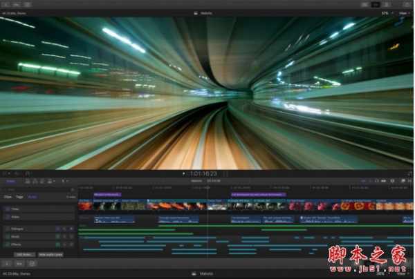 Apple FCPX视频剪辑软件Final Cut Pro X v10.4 中/英文/多语言特别版