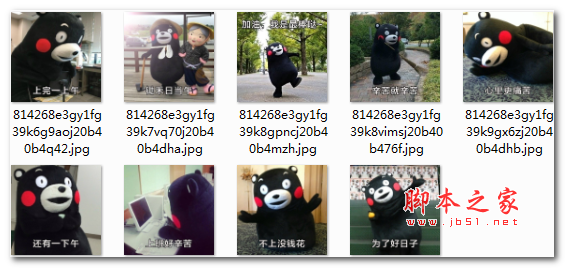 熊本熊节后上班表情包 9p 免费版