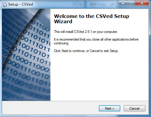 CSVed(CSV文件编辑工具) v2.5.1 官方英文安装版