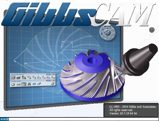 GibbsCAM 2014 v10.7.19.0 32位/64位 中文特别版(附破解安装教程)