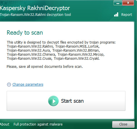 RakhniDecryptor(卡巴斯基Rakhni勒索病毒解密工具) v1.21.2.1 最新绿色版