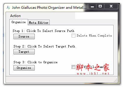 Giallucas Photo Organizer 照片拍摄日期添加软件 V1.1 绿色英文免费版