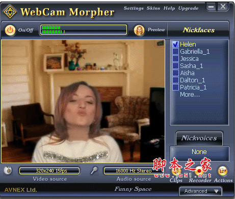 AV Webcam Morpher(匿名聊天工具) V2.0.41 官方英文安装版
