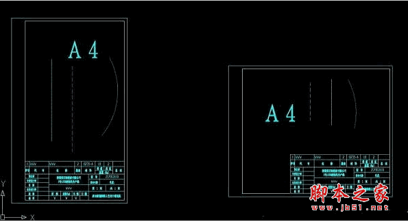 CAD A4图纸模版 绿色免费版