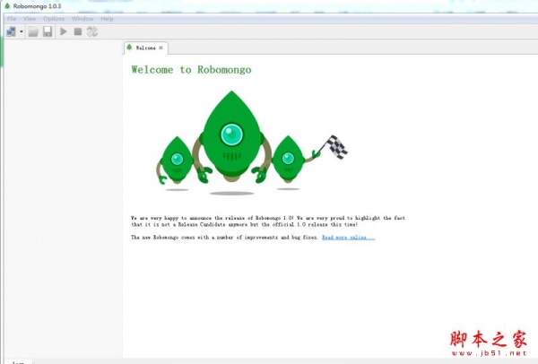 Robomongo(MongoDB/GUI管理工具) v1.0.3 官方免费绿色版