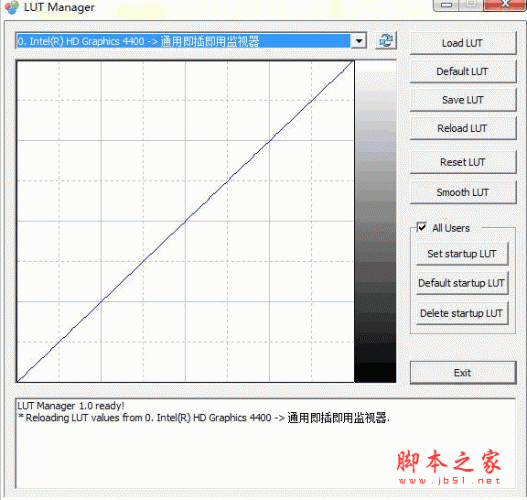 Lut Manager显示器校色软件 v1.1.0.38 官方安装免费版(附使用教程)