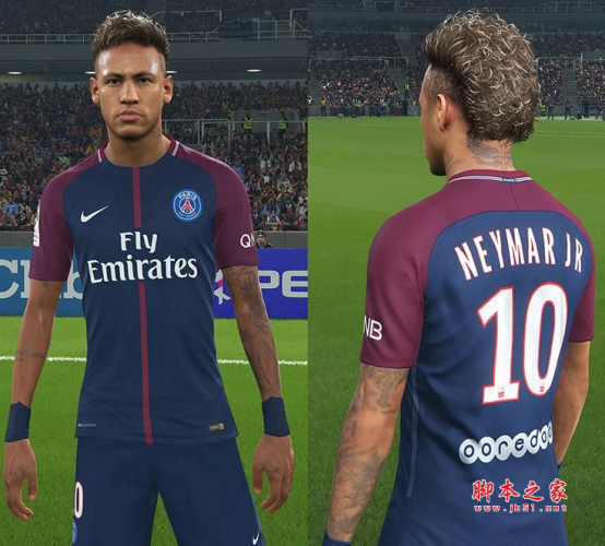 实况足球2018(PES2018)内马尔纹身补丁 免费版