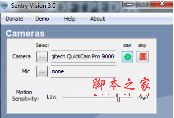 Sentry Vision Security(摄像头录视频软件) v3.2.0 官方英文安装版