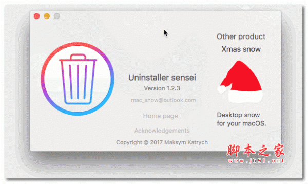 Uninstaller sensei for Mac 程序卸载工具 1.2.3 苹果特别版