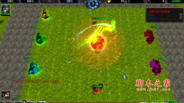 武战乾坤1.01正式版 附游戏攻略及隐藏英雄密码 魔兽防守地图