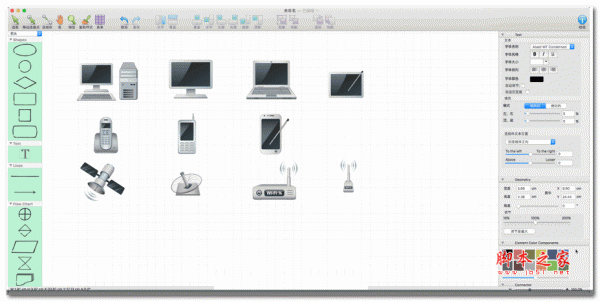 Diagrammix for Mac(流程图绘制工具) 中文版 v2.9.1.1 苹果特别版