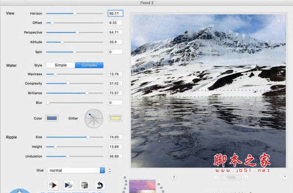 Flaming Pear Flood Mac(PS水波纹倒影插件) 2.0.3 苹果特别版