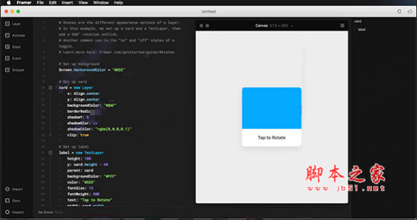 Framer Studio for mac(移动应用原型设计工具) v89 特别版