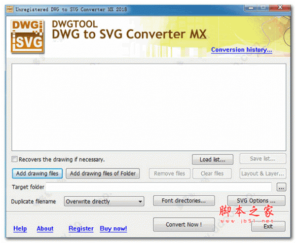 dwg转svg工具 DWG to SVG Converter MX 2018 官方安装版