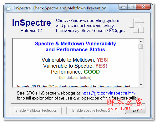 cpu漏洞检测工具InSpectre #2官方免费版