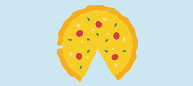 HTML5 SVG实现旋转的披萨饼动画特效源码