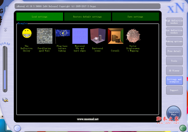 xNormal(次世代游戏制作工具) v3.19.3b 64位 官方最新安装版(附烘焙流程)