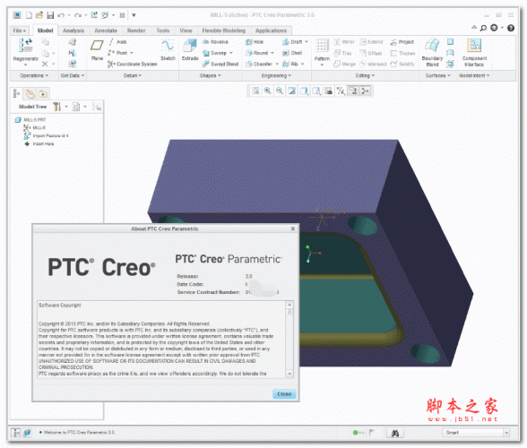 PTC Creo 3.0 M160 Win32位 多语中文特别版(附破解文件+许可证+安装步骤)
