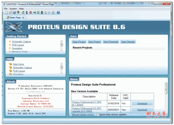 Proteus 8.6 SP3 Pro 单文件绿色特别版(附汉化包)