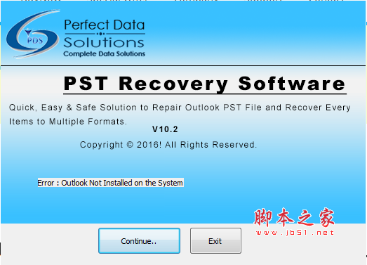 PDS PST Repair(pst文件修复工具) v10.2 官方英文安装版