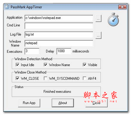 PassMark AppTimer(测试程序启动时间) 1.0.1008 绿色英文免安装版