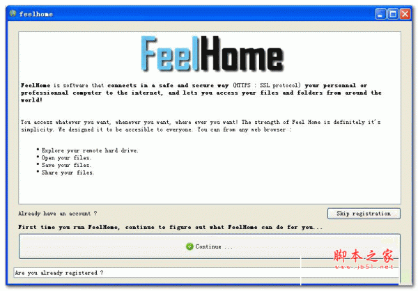 FeelHome(远程管理工具) 0.3.0.504 英文绿色免费版