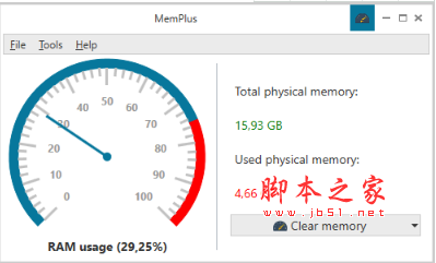 MemPlus(内存使用查看工具) v1.3 官方多语安装版