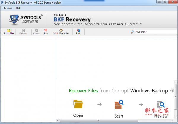 SysTools BKF Recovery(BKF修复软件) V6.0 官方英文安装版