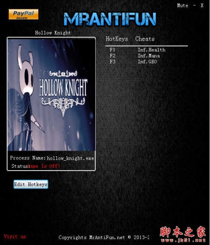 空洞骑士三项修改器 v1.3.1.5 免费绿色版