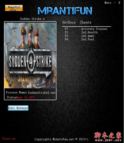 突袭4三项修改器 v1.08.24201 免费绿色版