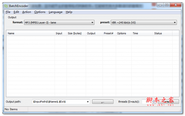 BatchEncoder(音频转换工具) v4.0 英文免费安装版