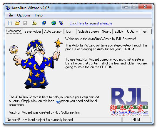 AutoRun Wizard(自动运行工具) V2.05 英文免费安装版