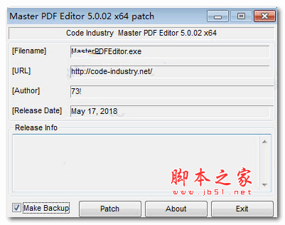 Master PDF Editor补丁 v5.9.82 绿色免费版(含32/64位) 